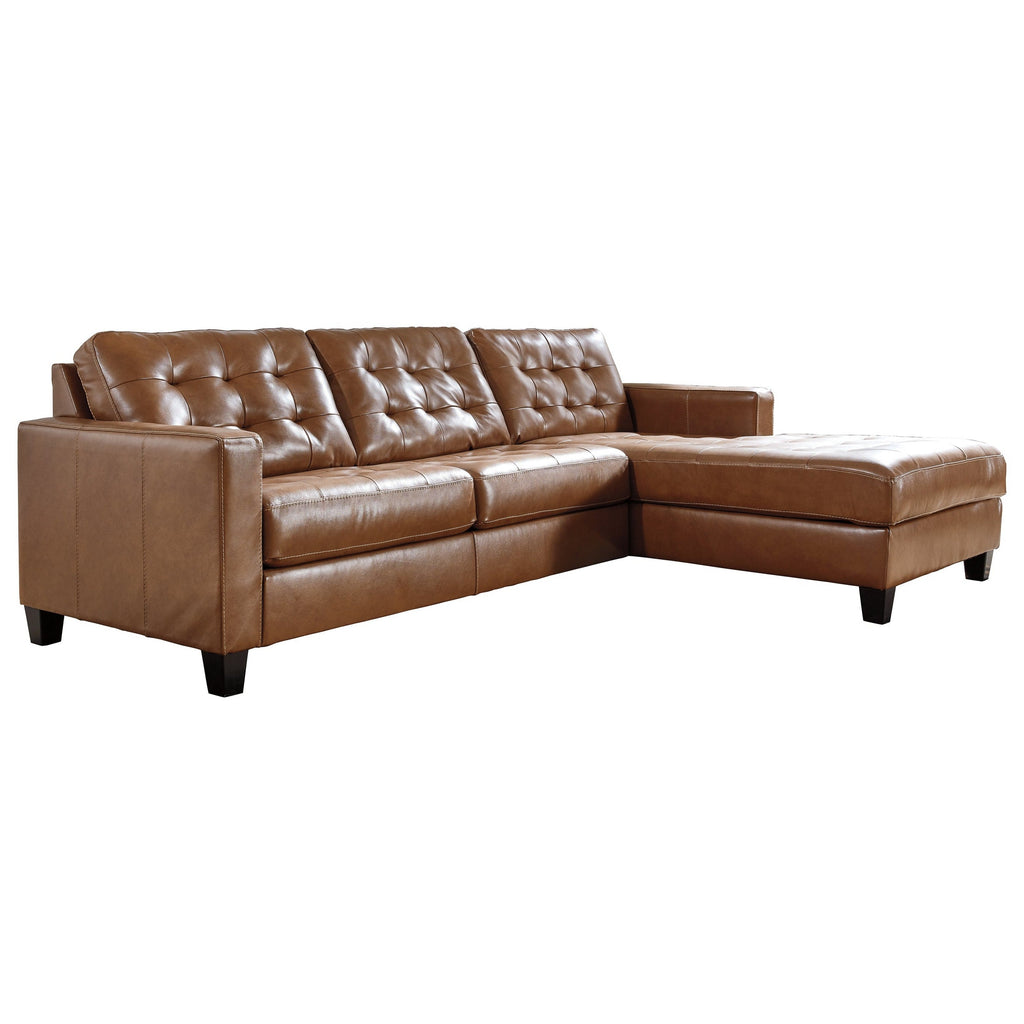 Baskove 2-Piece Sectional with Chaise Ash-11102S3