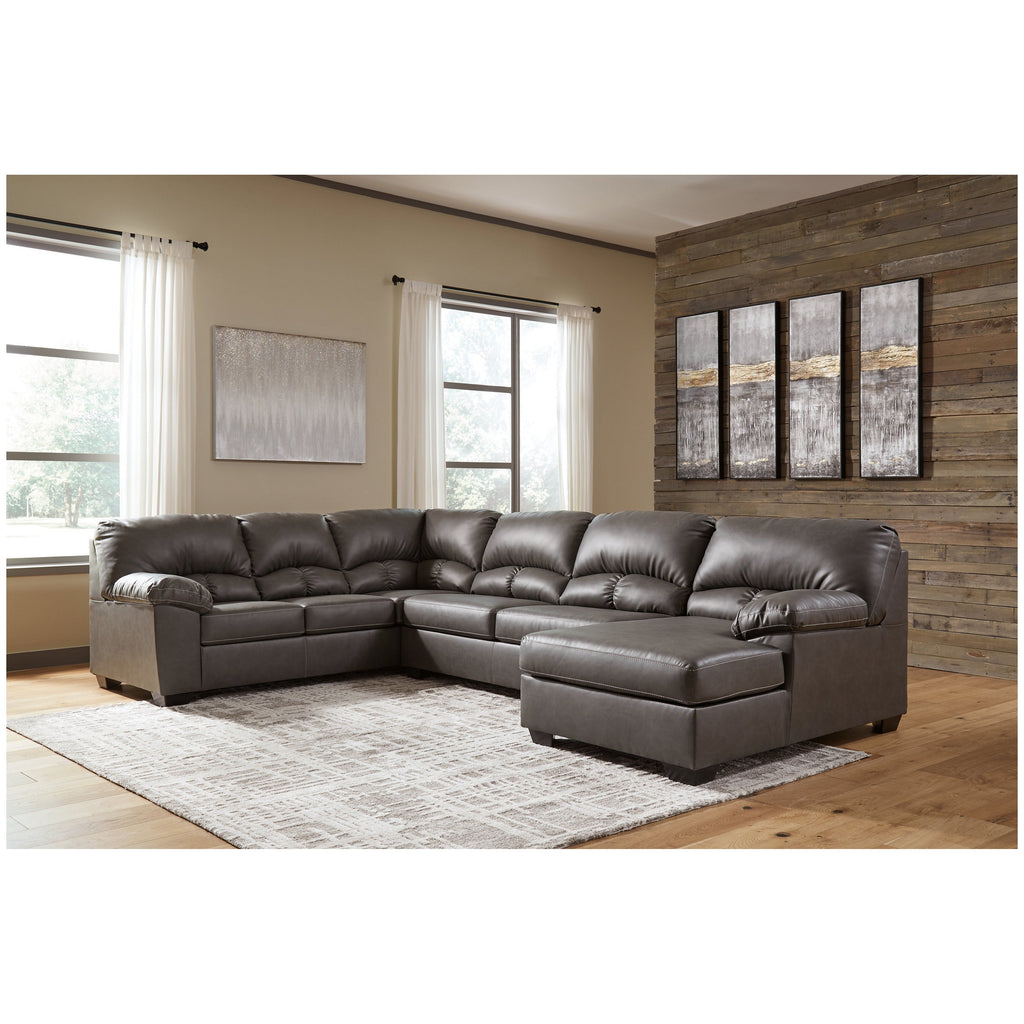 Aberton 3-Piece Sectional with Chaise Ash-25601S2