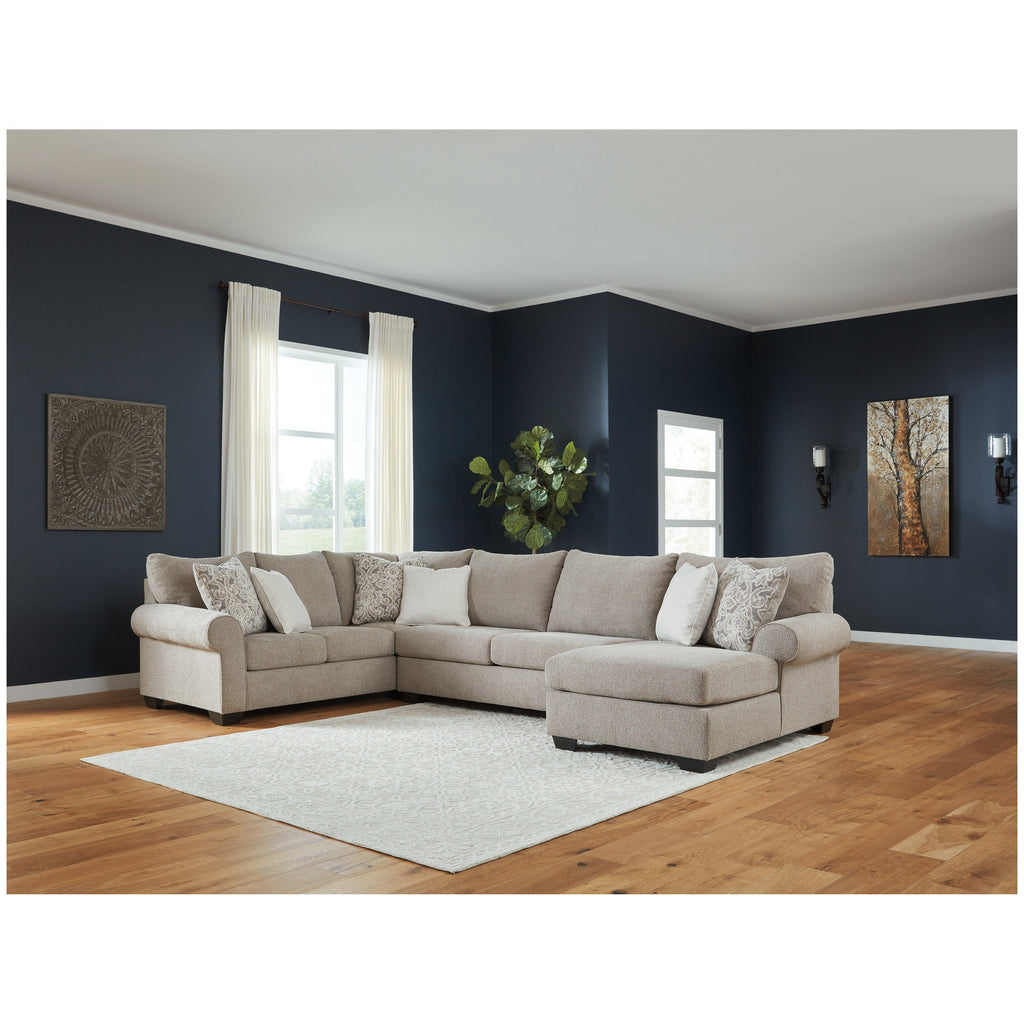 Baranello 3-Piece Sectional with Chaise Ash-51503S2