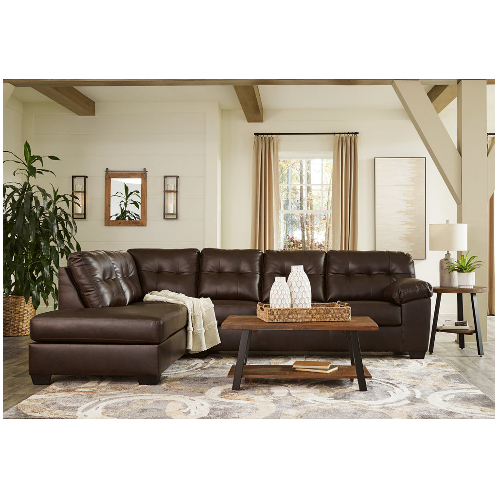Donlen 2-Piece Sectional with Chaise Ash-59704S1