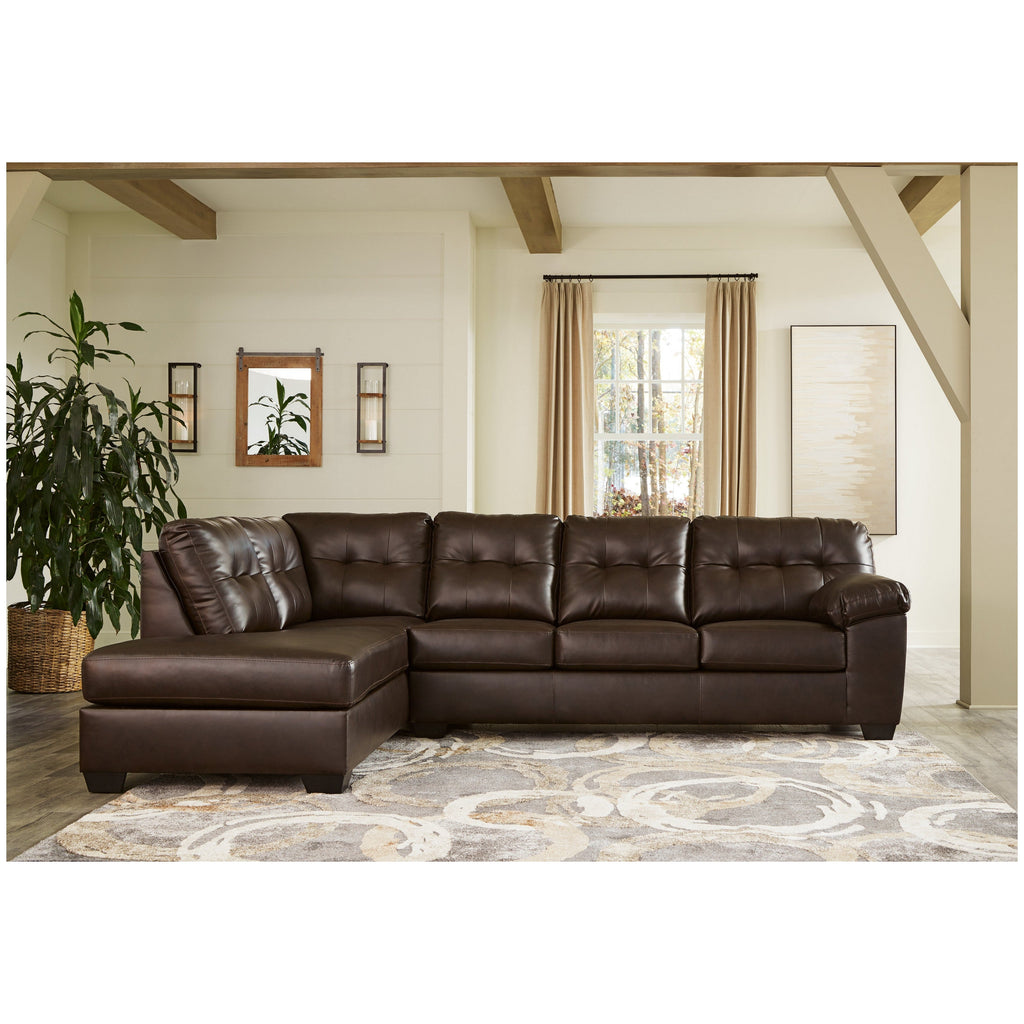 Donlen 2-Piece Sectional with Chaise Ash-59704S1