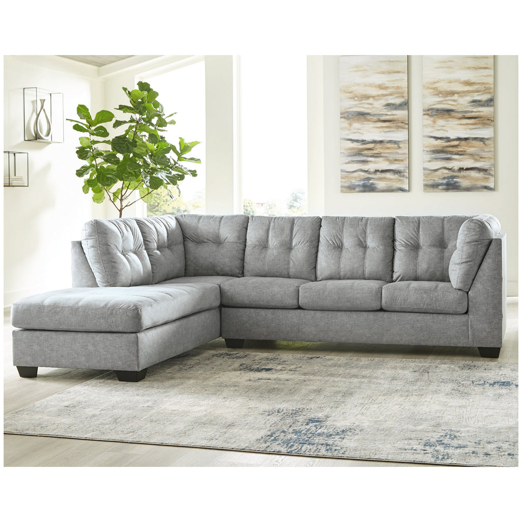 Falkirk 2-Piece Sectional with Chaise Ash-80804S1