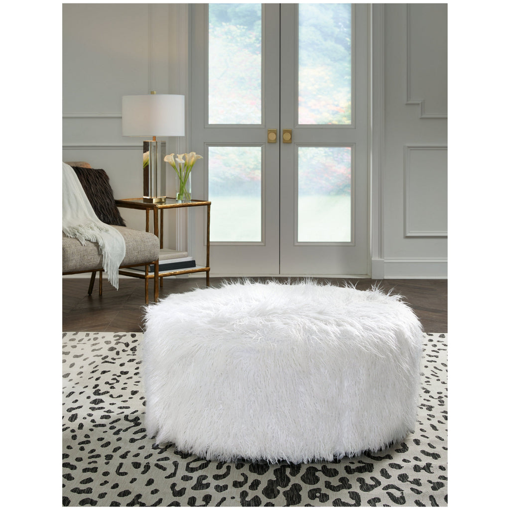 Galice Oversized Accent Ottoman Ash-A3000334