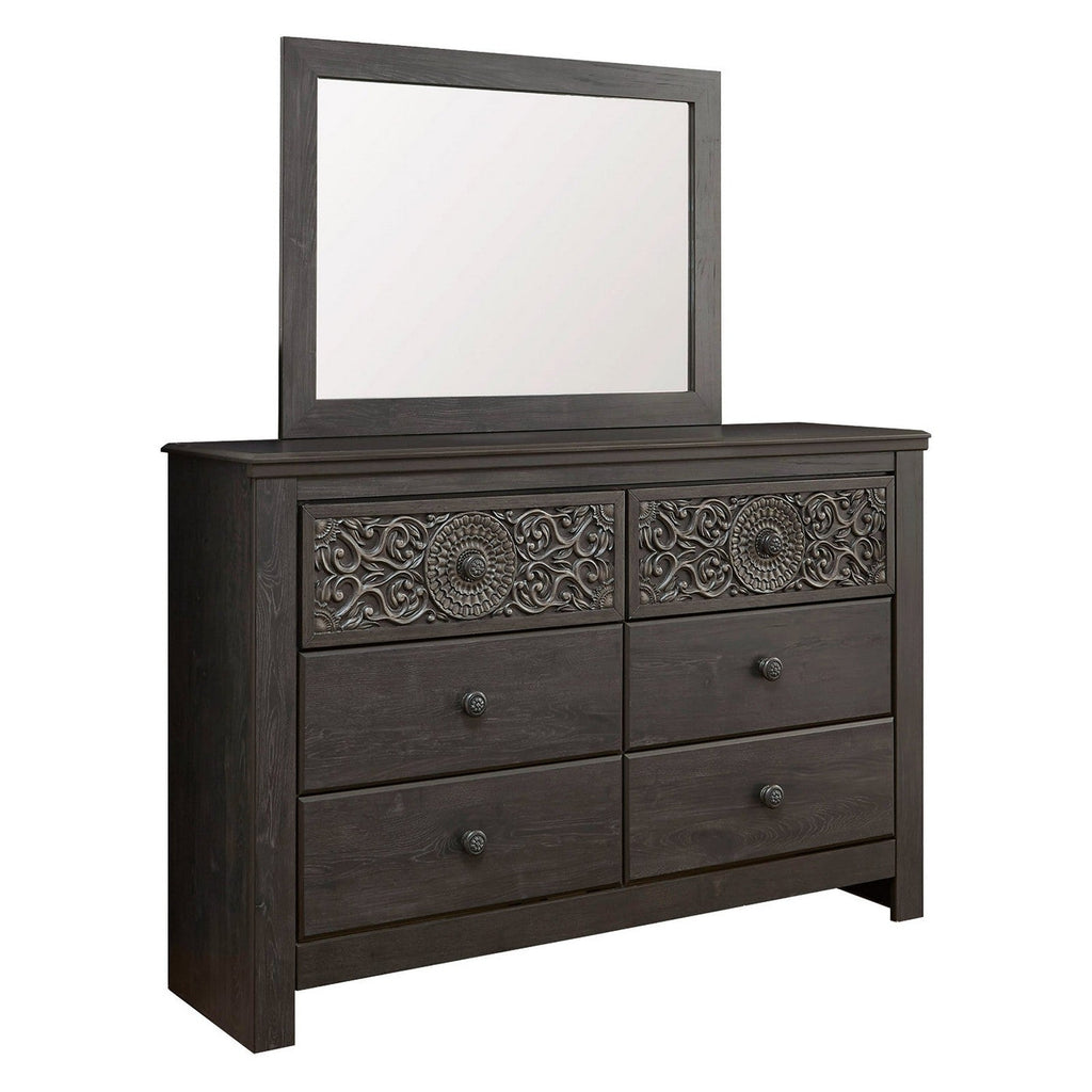 Paxberry Dresser and Mirror Ash-B381B1
