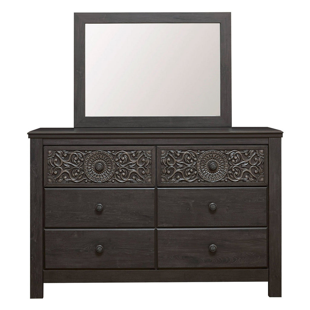 Paxberry Dresser and Mirror Ash-B381B1