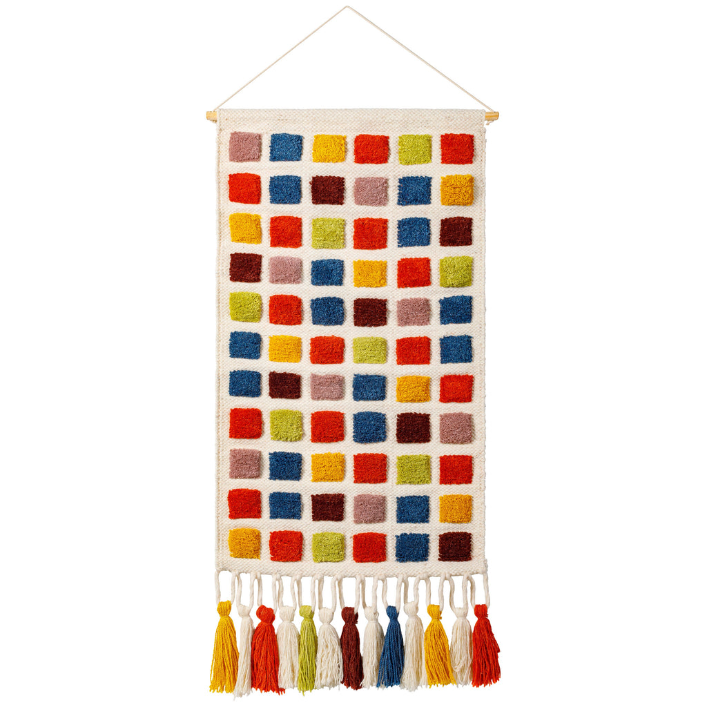 Colorful Grid CFG-1000 40"H x 20"W Wall Hanging CFG1000-4020