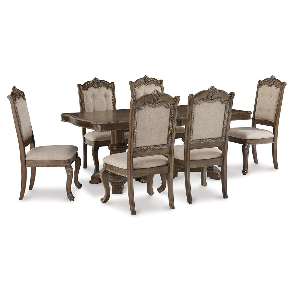 Charmond Dining Table and 6 Chairs Ash-D803D11