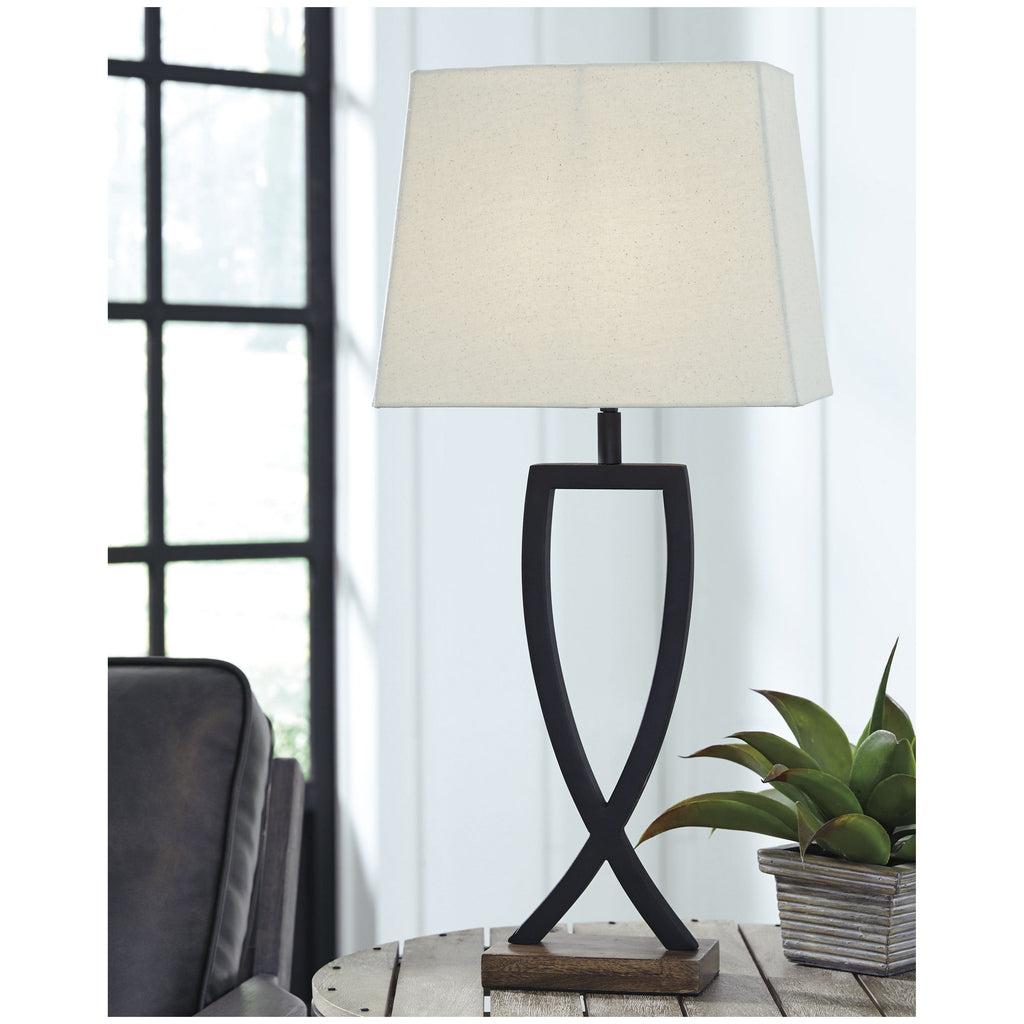 Makara Table Lamp (Set of 2) Ash-L204174