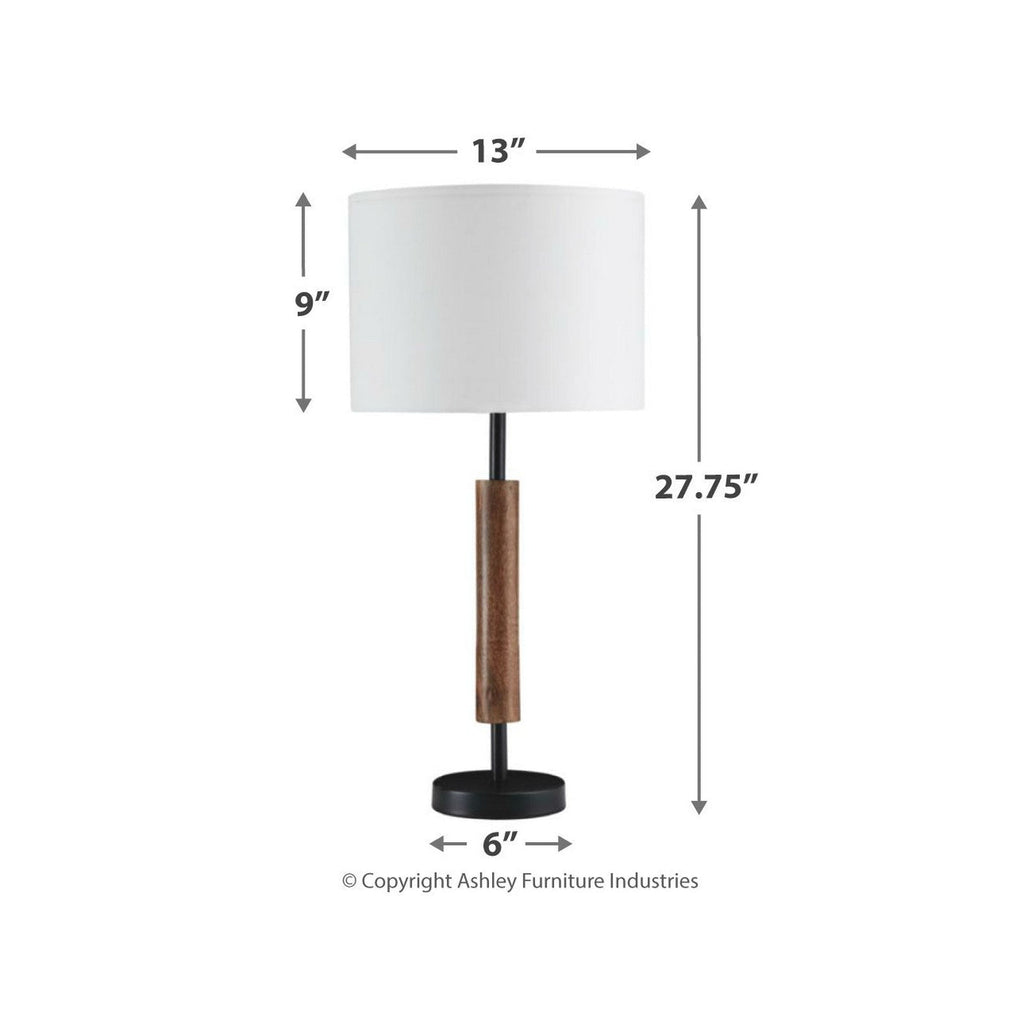 Maliny Table Lamp (Set of 2) Ash-L328964