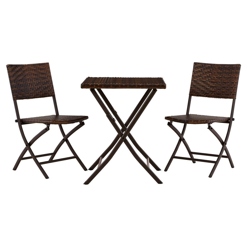 River Abbey Outdoor Table and Chairs (Set of 3) Ash-P200-049