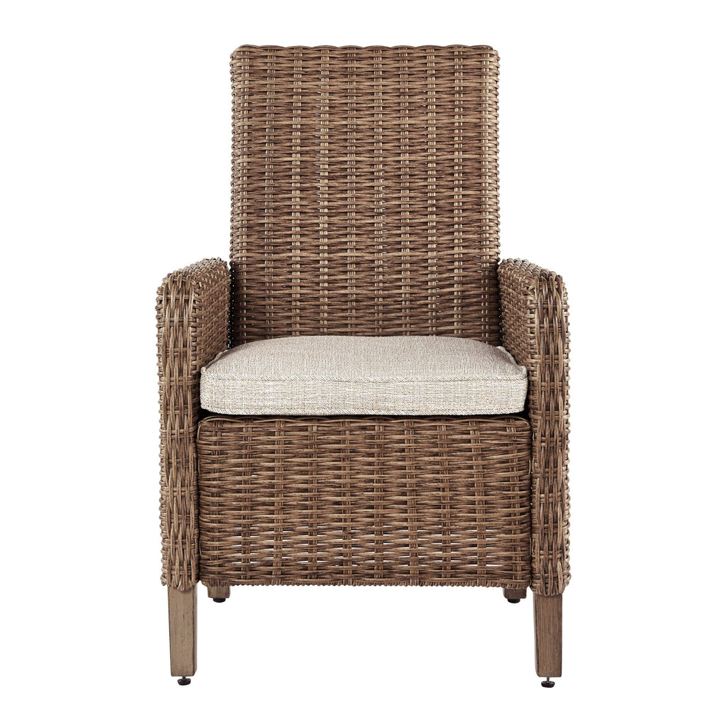 Beachcroft Arm Chair with Cushion (Set of 2) Ash-P791-601A