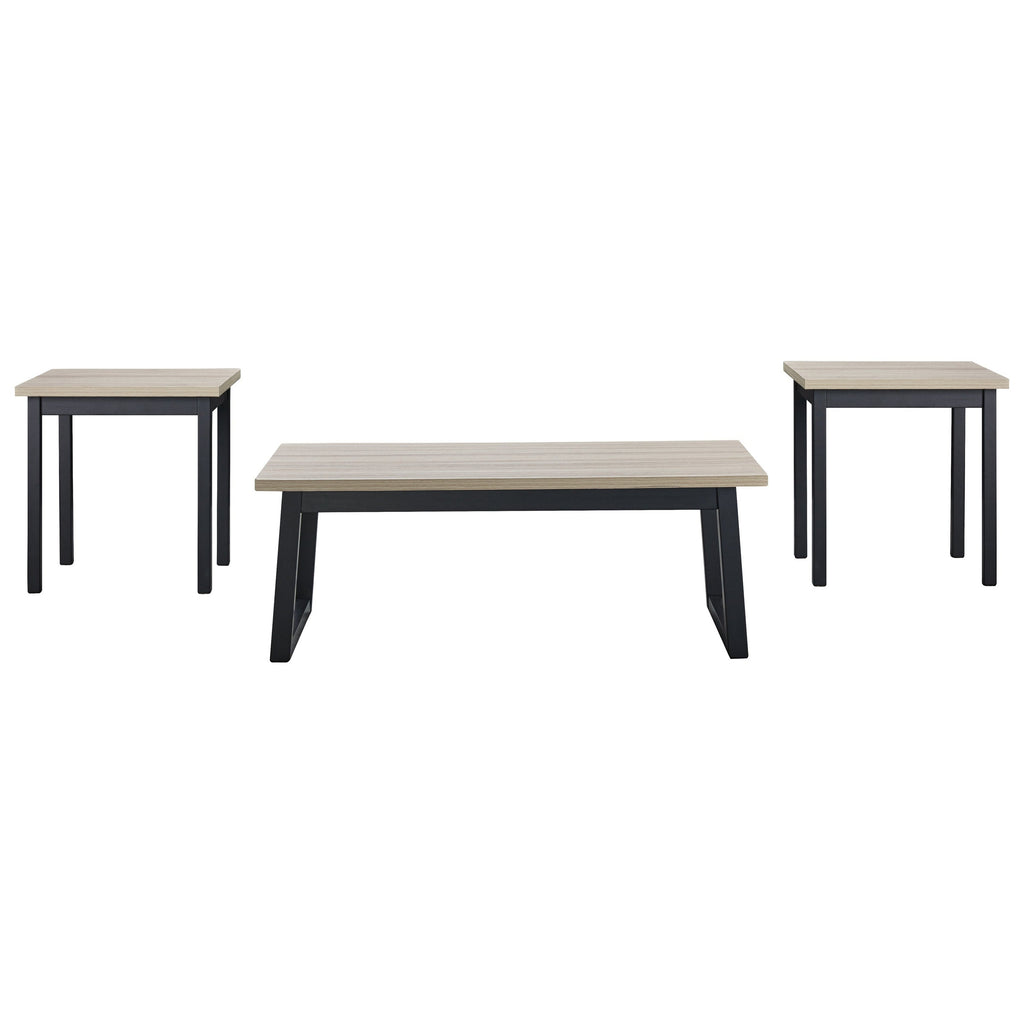 Waylowe Table (Set of 3) Ash-T111-13