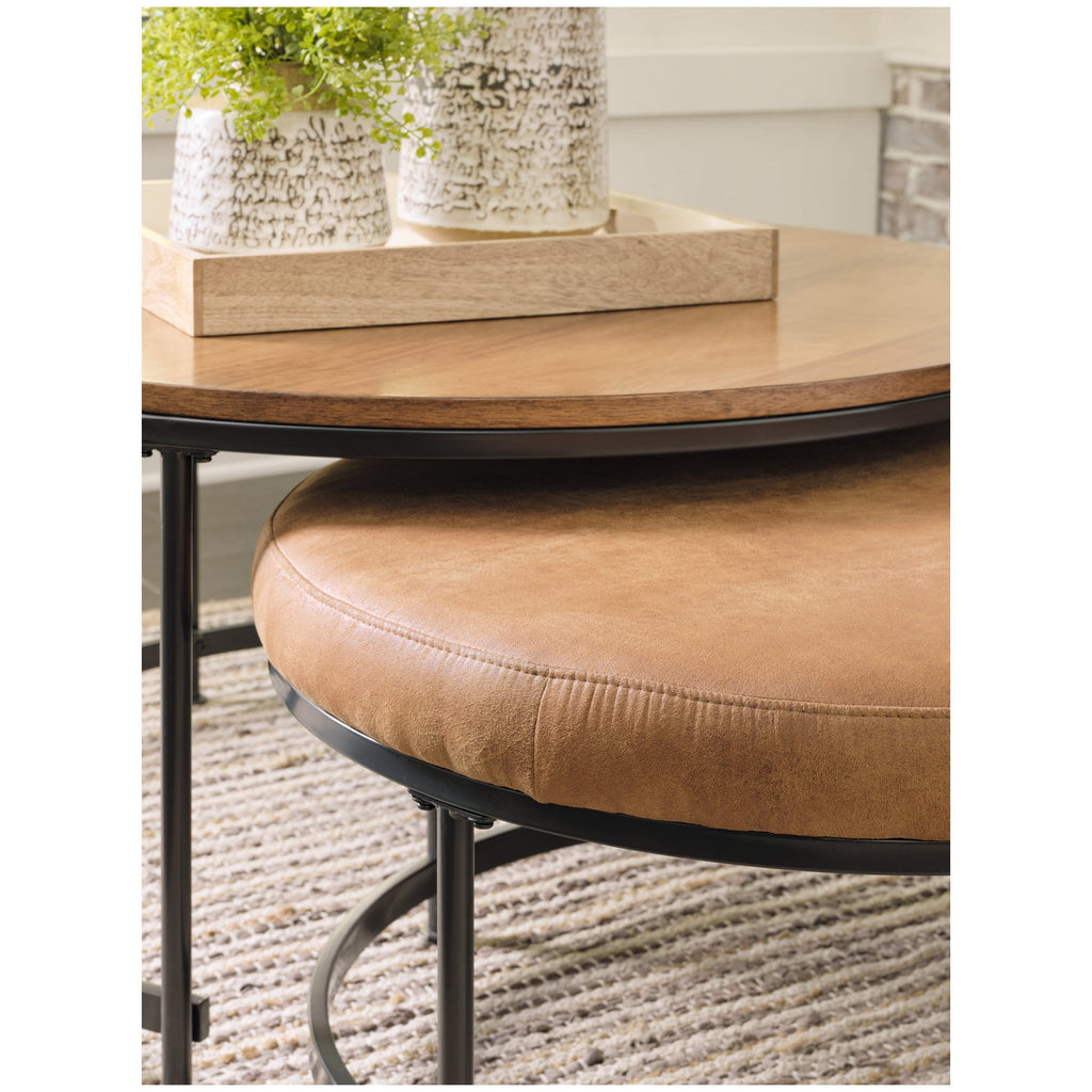 Drezmoore Nesting Coffee Table (Set of 2) Ash-T163-22