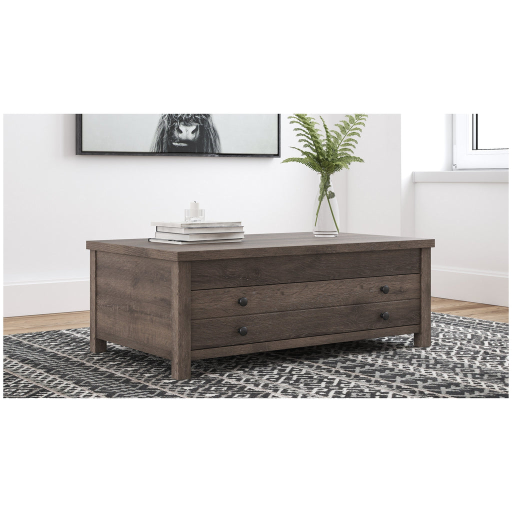 Arlenbry Coffee Table with Lift Top Ash-T275-9