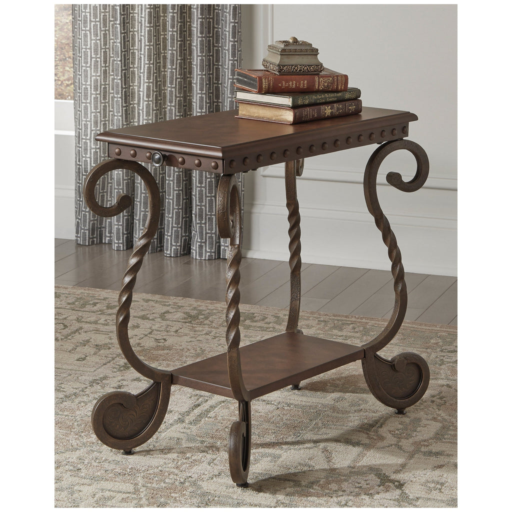 Rafferty Chairside End Table Ash-T382-7