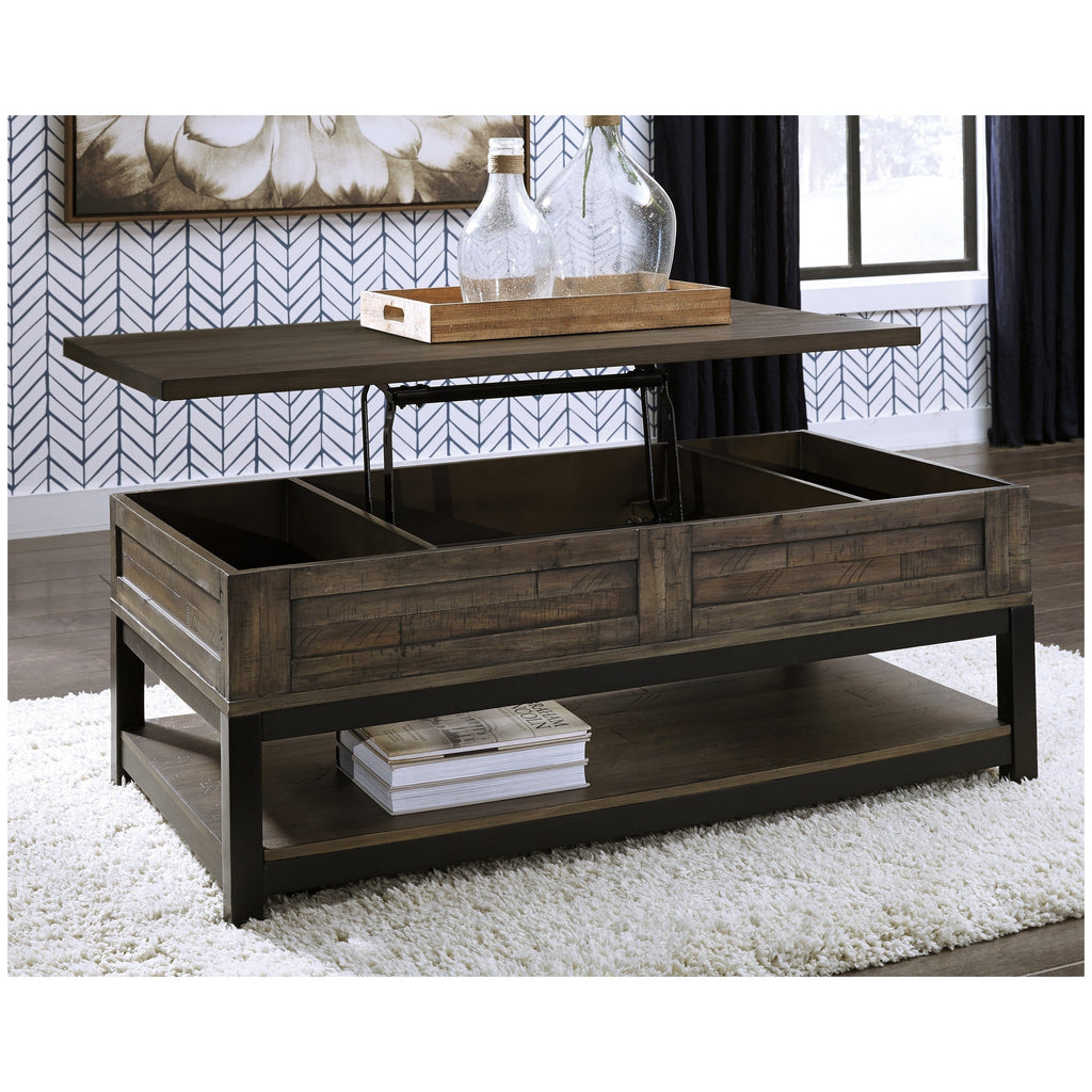 Johurst Coffee Table with Lift Top Ash-T444-9