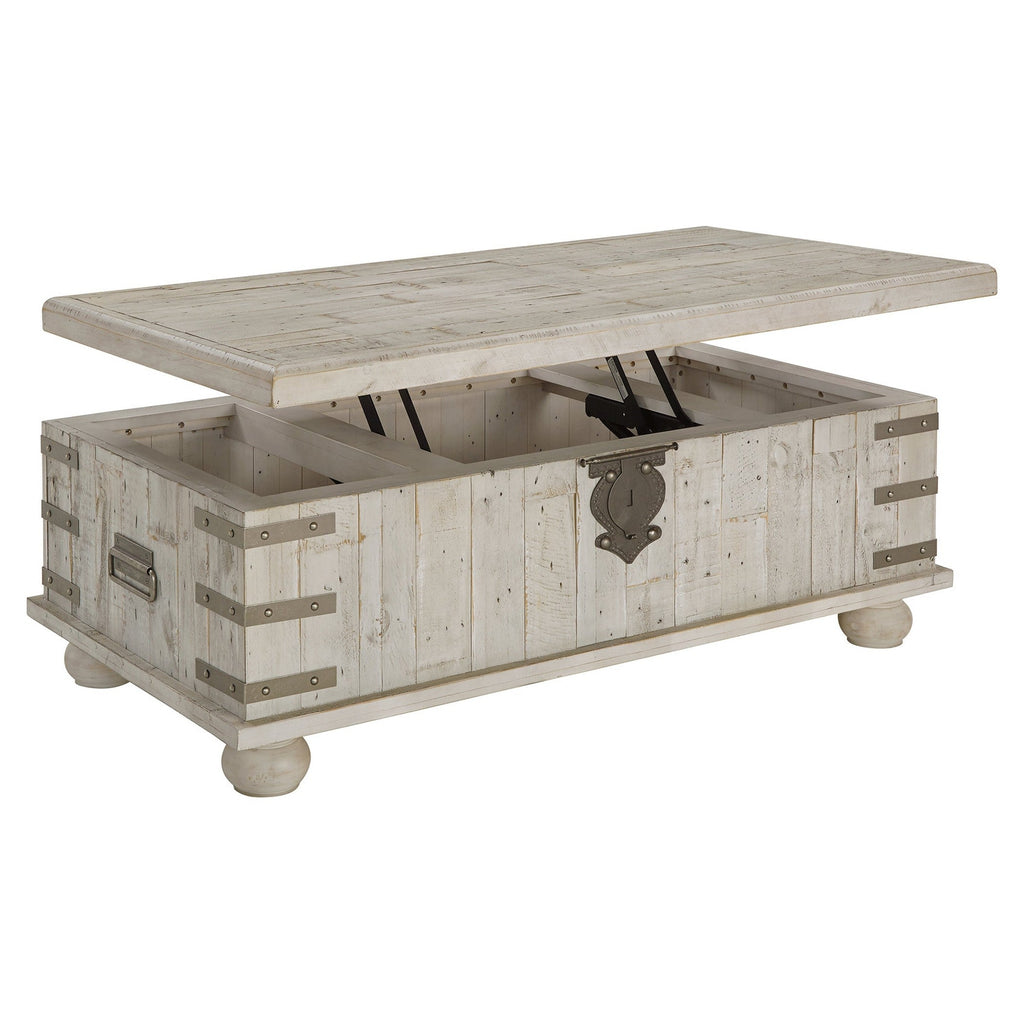 Carynhurst Coffee Table with Lift Top Ash-T757-9
