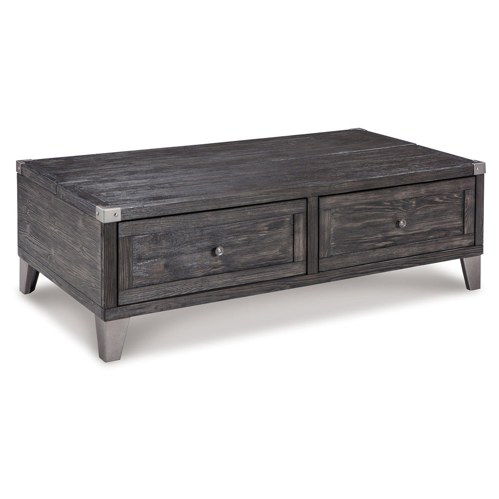 Todoe Coffee Table and 2 End Tables Ash-T901T2
