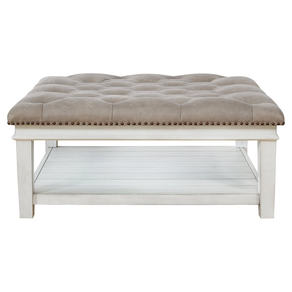 Kanwyn Upholstered Ottoman Coffee Table Ash-T937-21