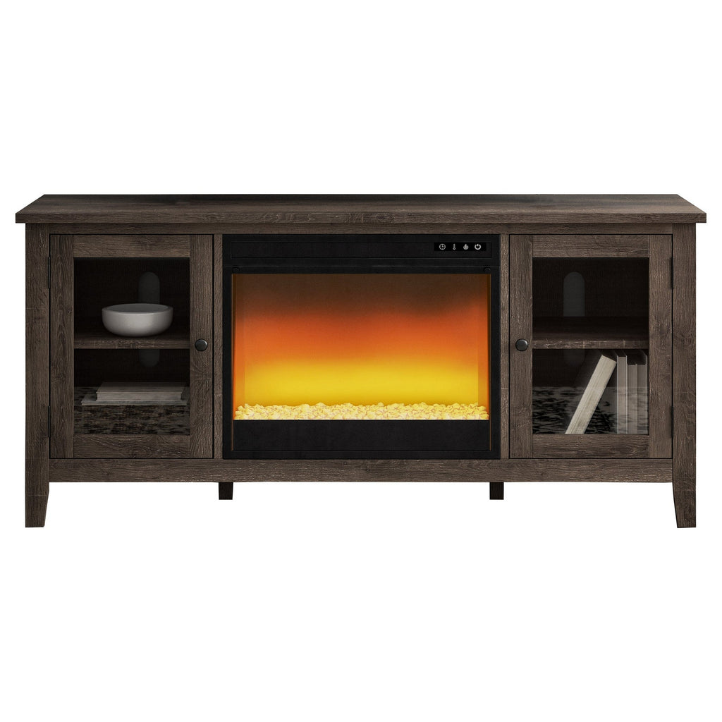 Arlenbry 60" TV Stand with Electric Fireplace Ash-W275W2
