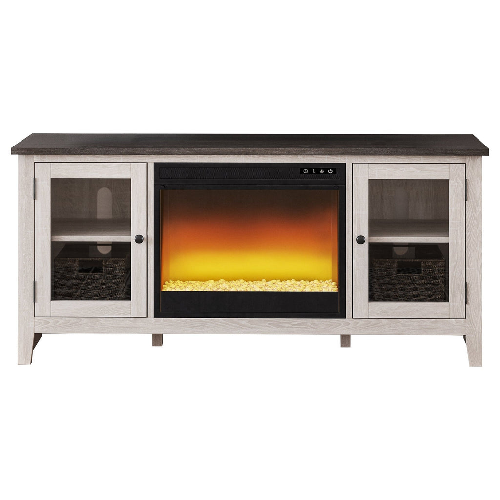 Dorrinson 60" TV Stand with Electric Fireplace Ash-W287W2