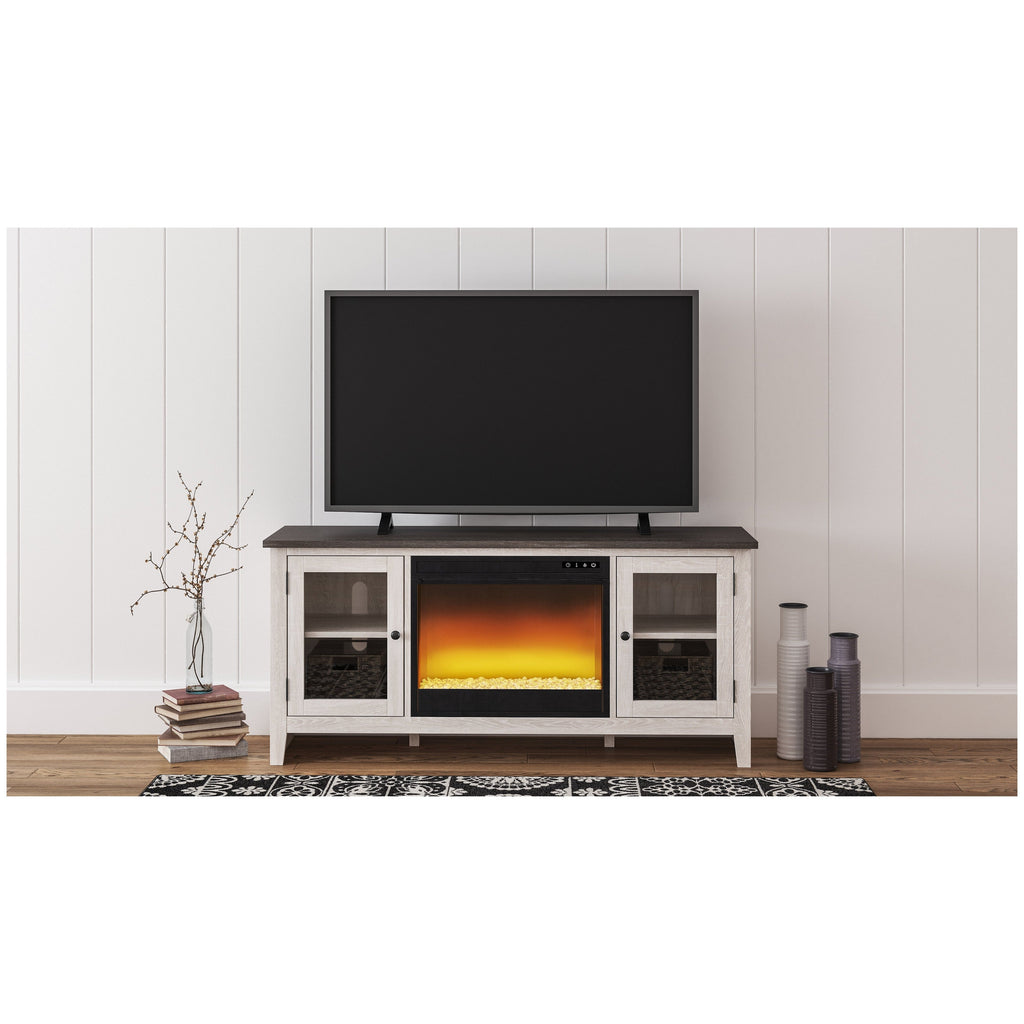 Dorrinson 60" TV Stand with Electric Fireplace Ash-W287W2
