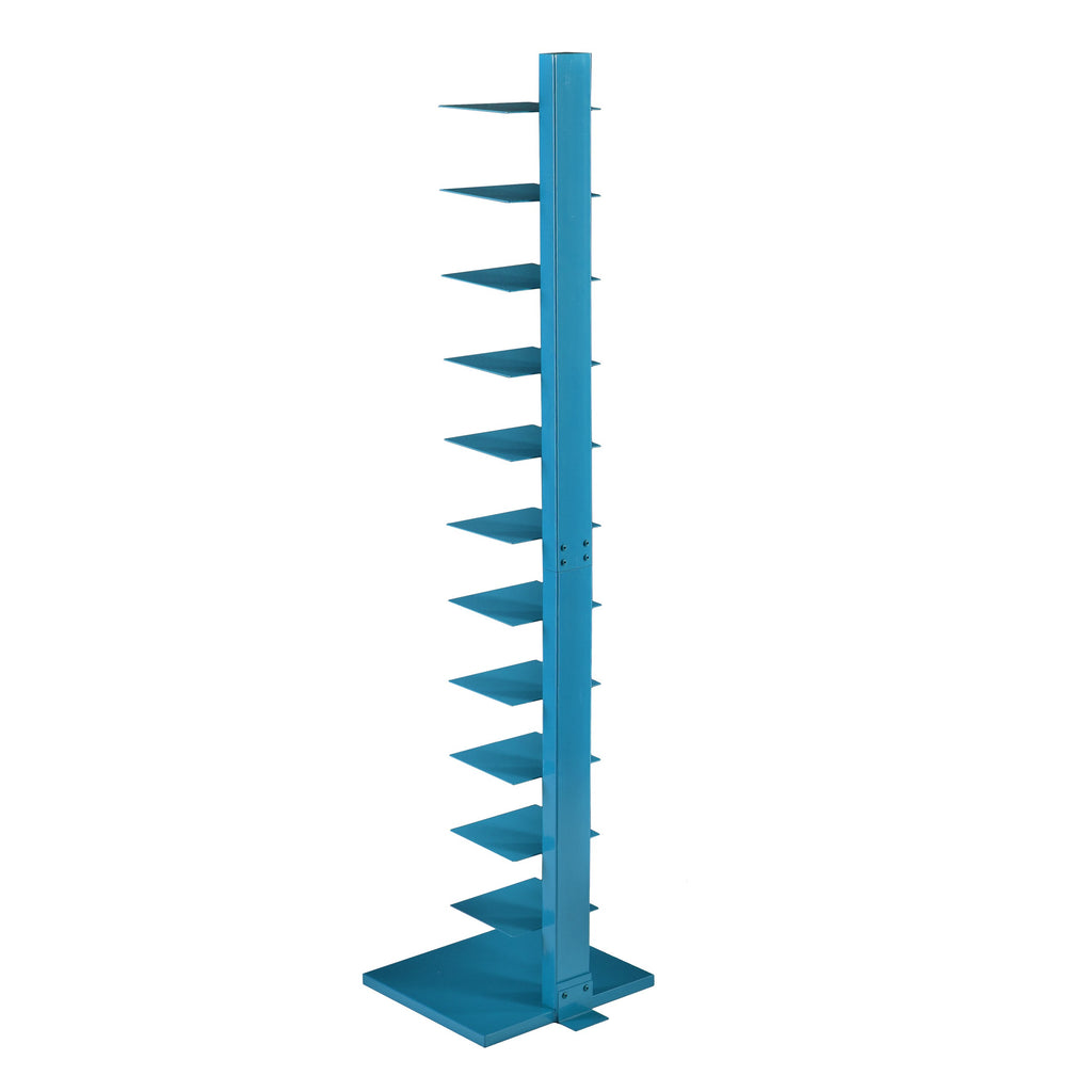 Stewartby Spine Tower Shelf - Bright Cyan HZ9491
