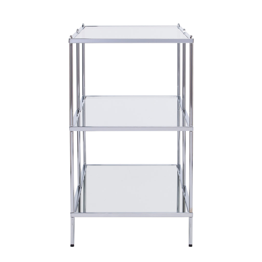 Knox Glam Mirrored  Console Table - Chrome CK5003
