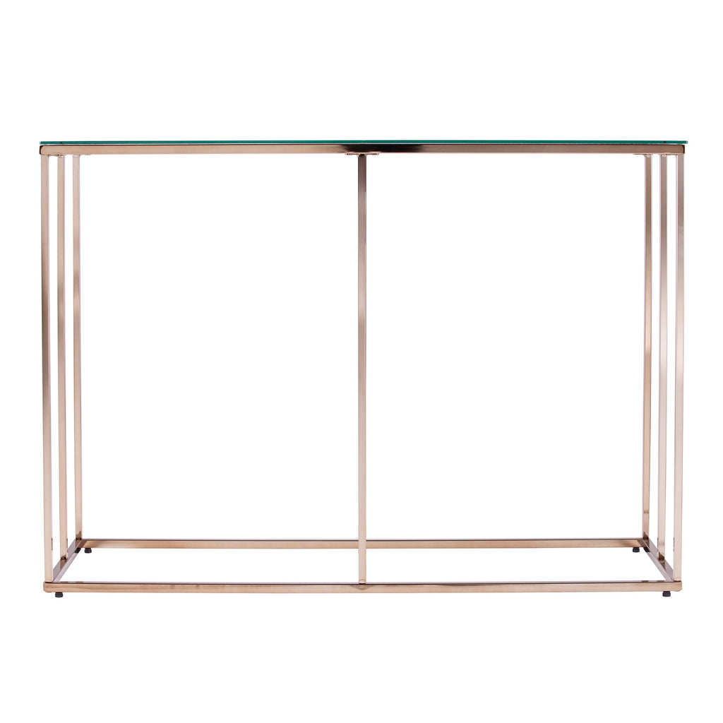 Nicholance Contemporary Glass-Top Console Table CK1082103